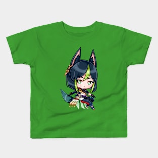 Tighnari chibi Kids T-Shirt